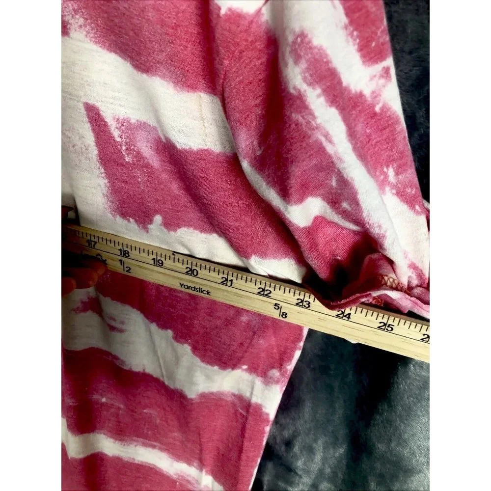 Bougie With A Little Bit Of Hood Women’s T-Shirt Tie Dye Bleached Extra Large - Picture 8 of 11